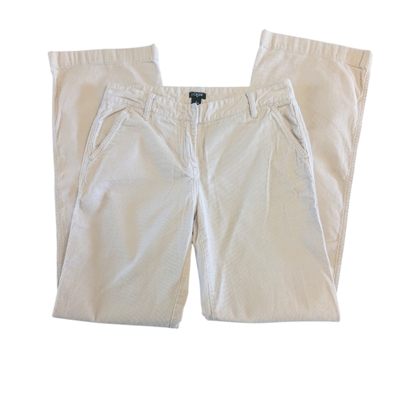 FINAL DAYS $5 J. Crew Factory Low Fit Cream Pants Size 2 CLOSET CLOSING - Picture 3 of 9